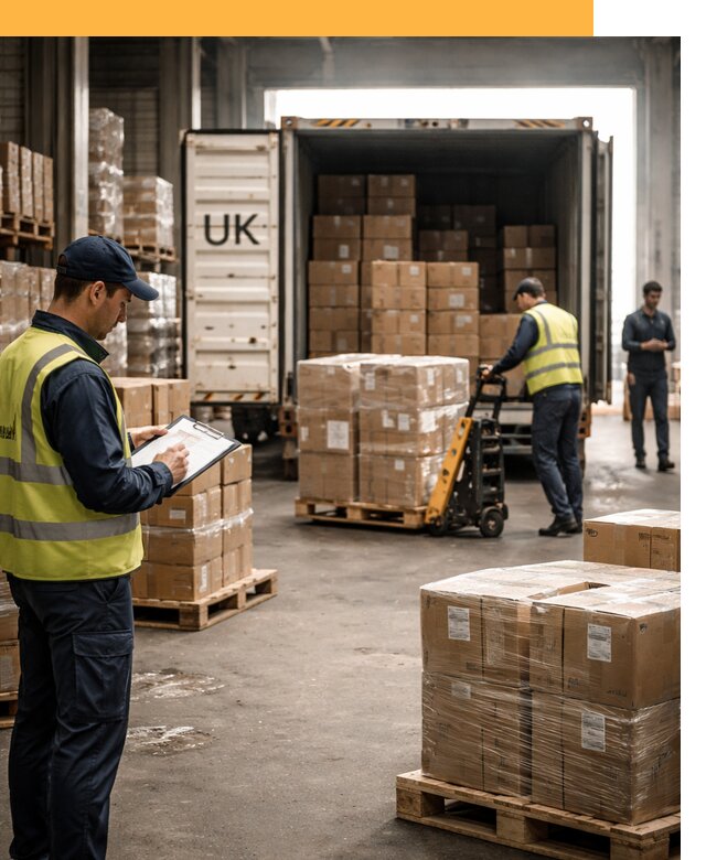 Доставка грузов из Великобритании с таможенным оформлением от 12698