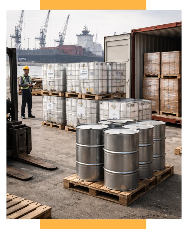 Доставка химического сырья из Индии от 253950 р. | СетСервис-Свт