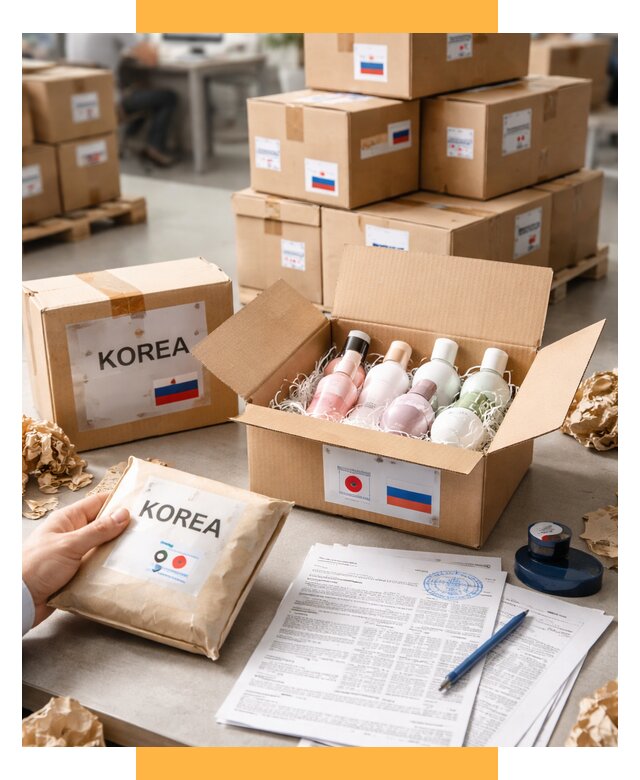 Доставка косметики из Кореи от 8634 р. под ключ | СетСервис-Свт