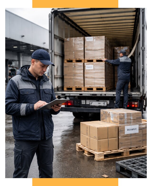 Доставка грузов из Беларуси от 15237 р. логистика СетСервис-Свт