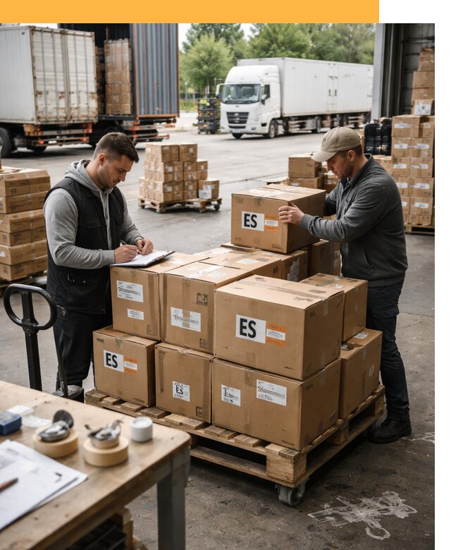 Доставка грузов в Испанию автотранспортом от 35553 руб