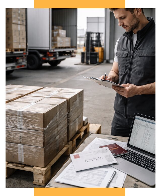 Доставка в Австрию от 66027 р. Логистика и экспорт СетСервис-Свт