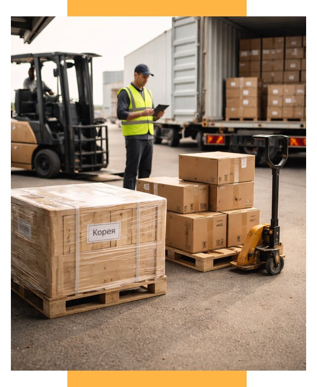 Доставка грузов в Корею из России от 35553 р. | СетСервис-Свт