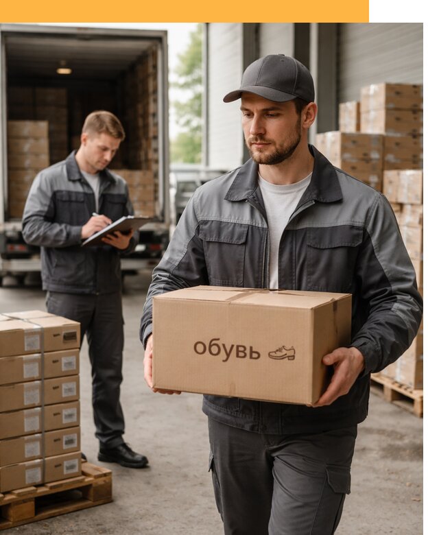 Международная перевозка обуви с таможенным оформлением от 4571