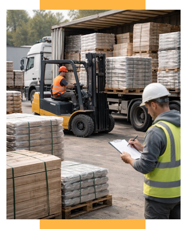 Перевозка строительных материалов от 5587 р. | СетСервис-Свт