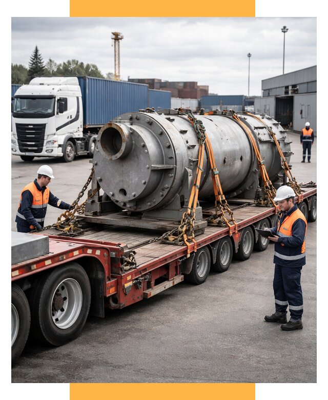 Перевозка тяжеловесных грузов под ключ от 152370 р. | СетСервис-Свт